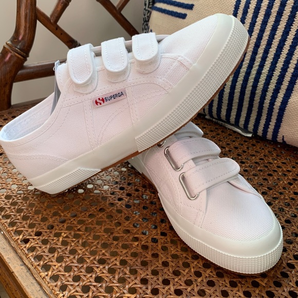 superga velcro platform
